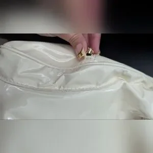 Jimmy Choo | Bags | Jimmy Choo Cream And Gold Backpack  display picture 2